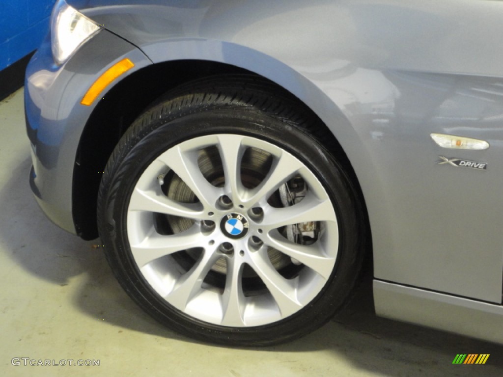 2009 3 Series 335xi Coupe - Space Grey Metallic / Black Dakota Leather photo #19