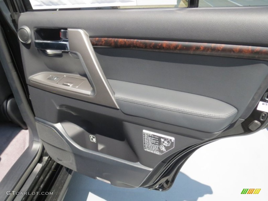 2013 Toyota Land Cruiser Standard Land Cruiser Model Black Door Panel Photo #70059484