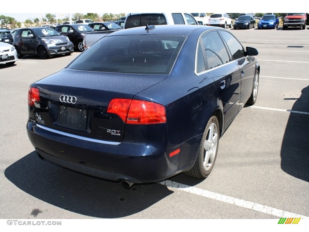 2005 A4 2.0T quattro Sedan - Moro Blue Pearl Effect / Ebony photo #2