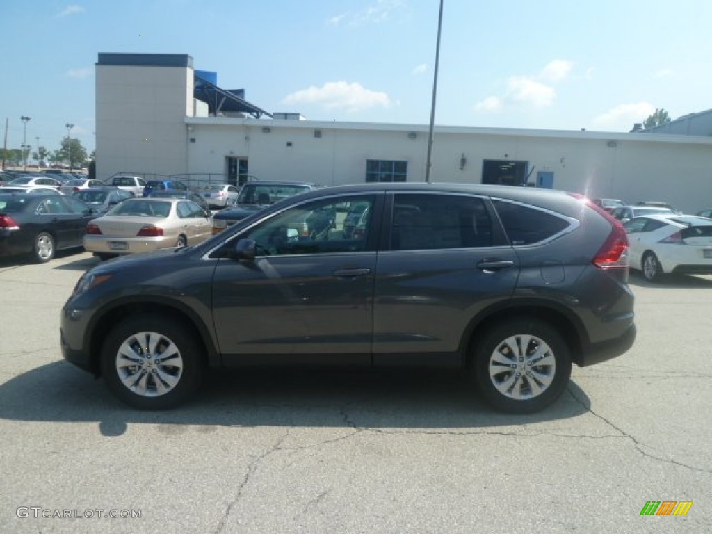 2012 CR-V EX-L 4WD - Polished Metal Metallic / Gray photo #1