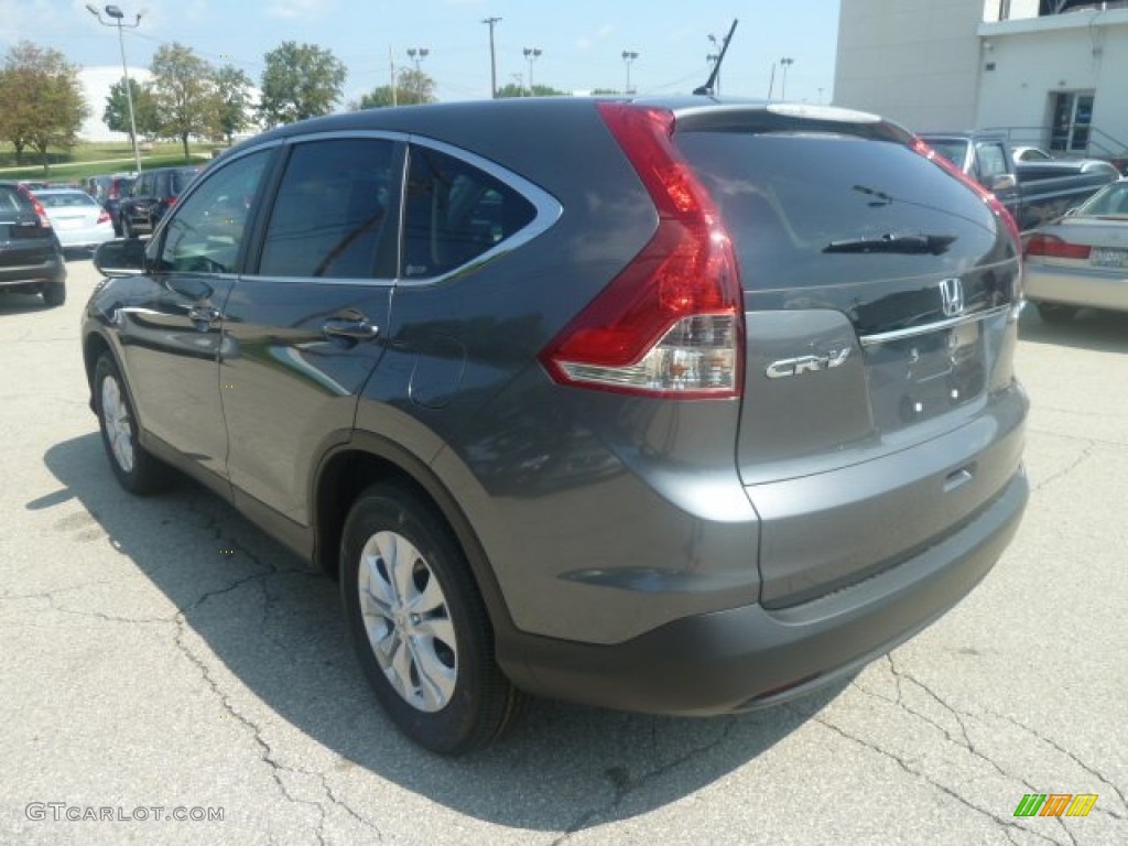 2012 CR-V EX-L 4WD - Polished Metal Metallic / Gray photo #2