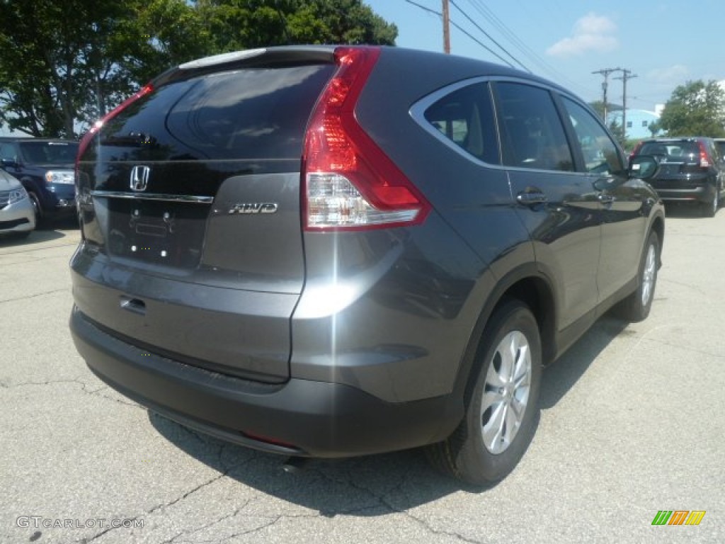 2012 CR-V EX-L 4WD - Polished Metal Metallic / Gray photo #4