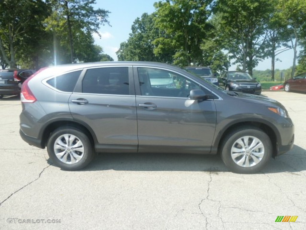 2012 CR-V EX-L 4WD - Polished Metal Metallic / Gray photo #5