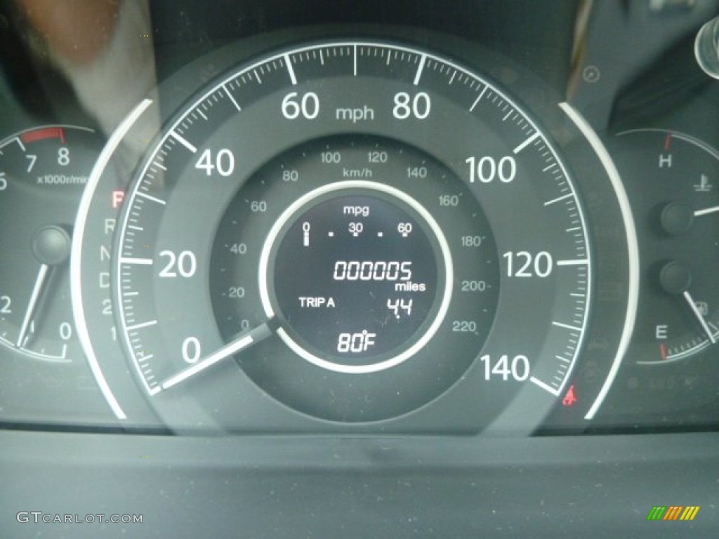 2012 CR-V EX-L 4WD - Polished Metal Metallic / Gray photo #19