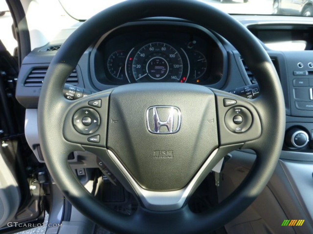 2012 CR-V EX 4WD - Polished Metal Metallic / Gray photo #17