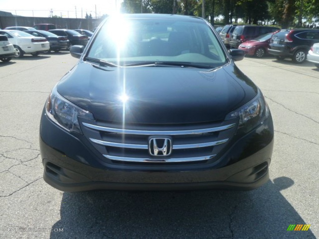 2012 CR-V LX 4WD - Crystal Black Pearl / Black photo #7