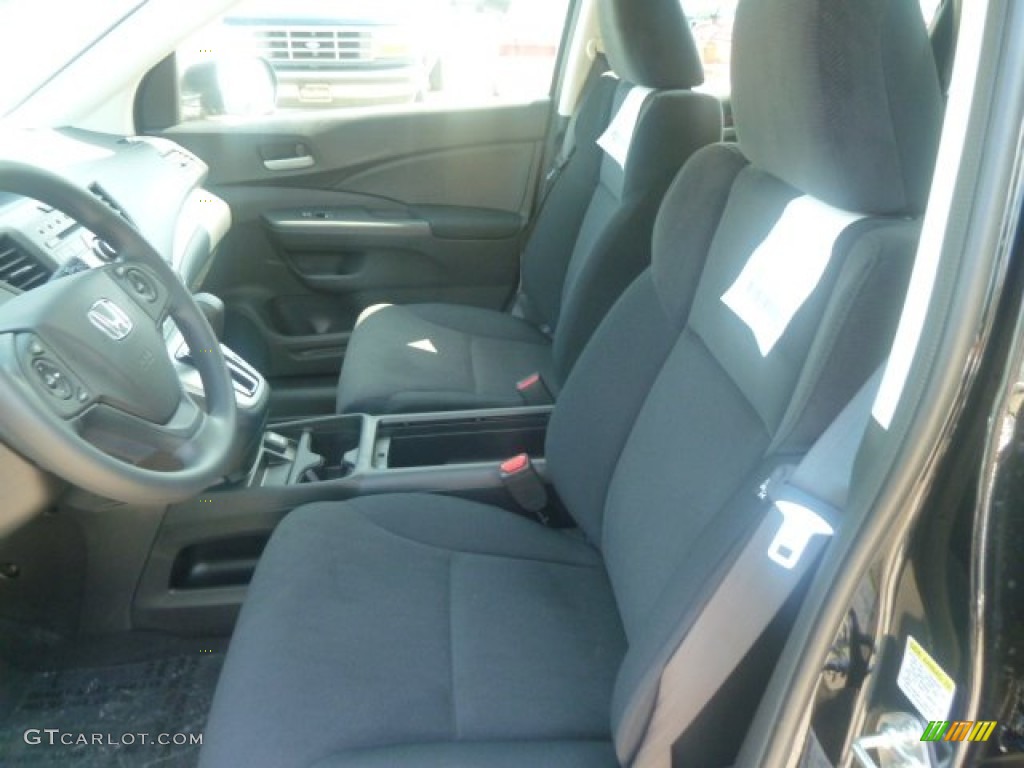 2012 CR-V LX 4WD - Crystal Black Pearl / Black photo #10