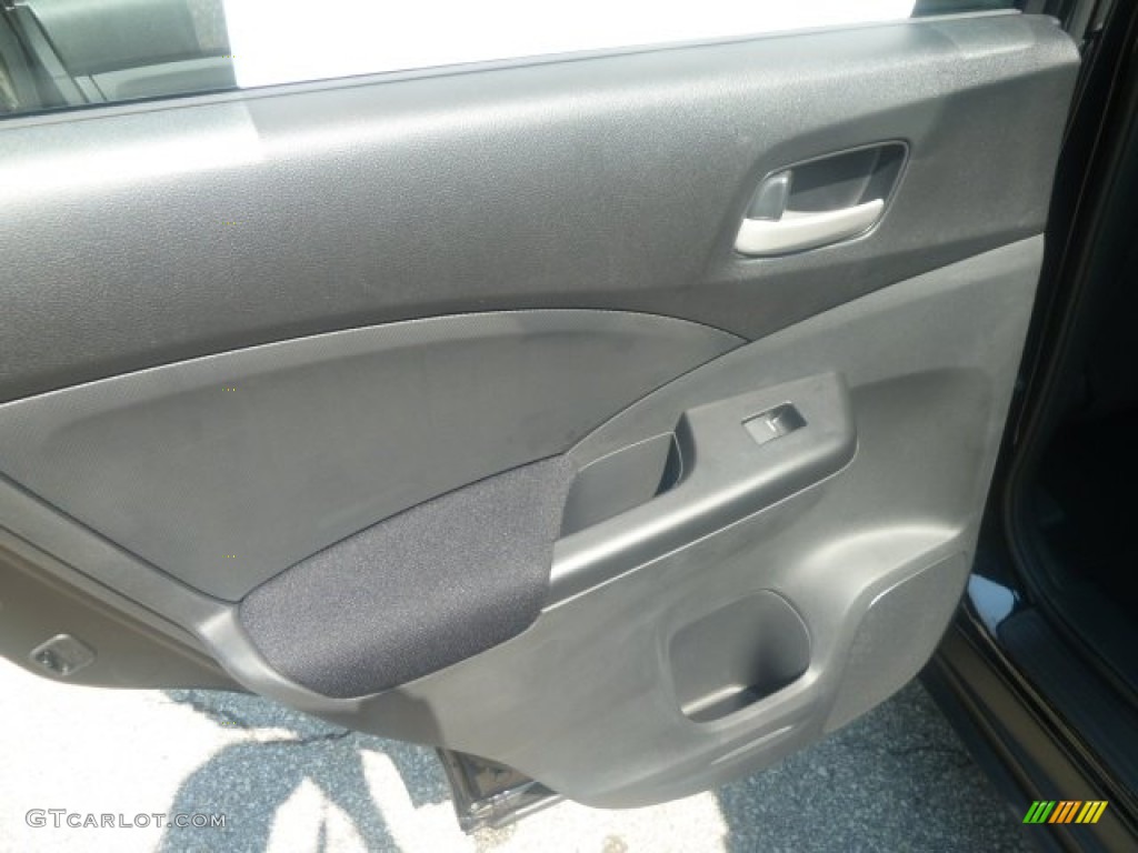 2012 CR-V LX 4WD - Crystal Black Pearl / Black photo #13