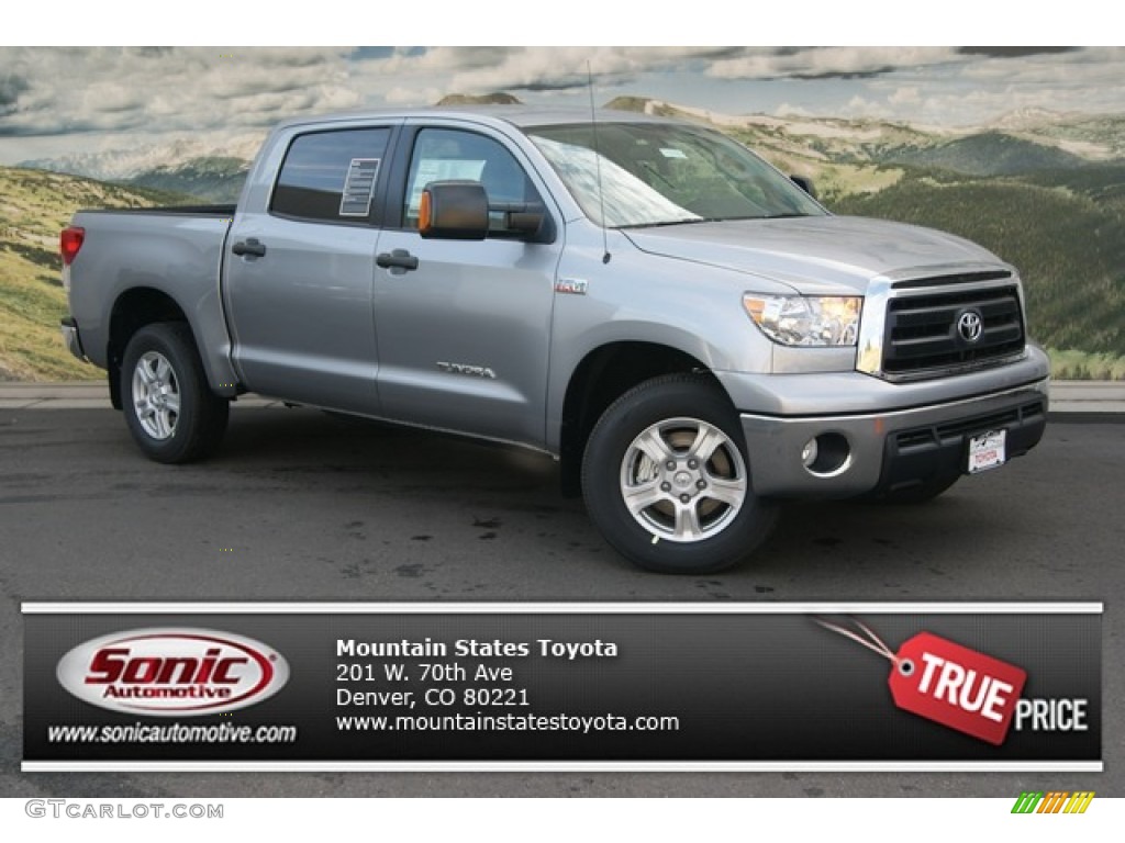 2012 Tundra CrewMax 4x4 - Silver Sky Metallic / Graphite photo #1