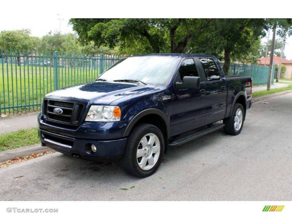 Dark Blue Pearl Metallic 2007 Ford F150 FX4 SuperCrew 4x4 Exterior Photo #70066194