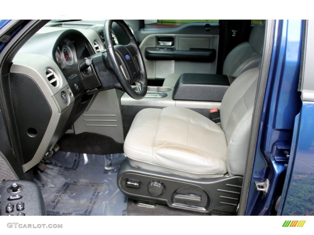 Black/Medium Flint Interior 2007 Ford F150 FX4 SuperCrew 4x4 Photo #70066589