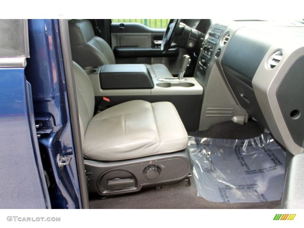 Black/Medium Flint Interior 2007 Ford F150 FX4 SuperCrew 4x4 Photo #70066601