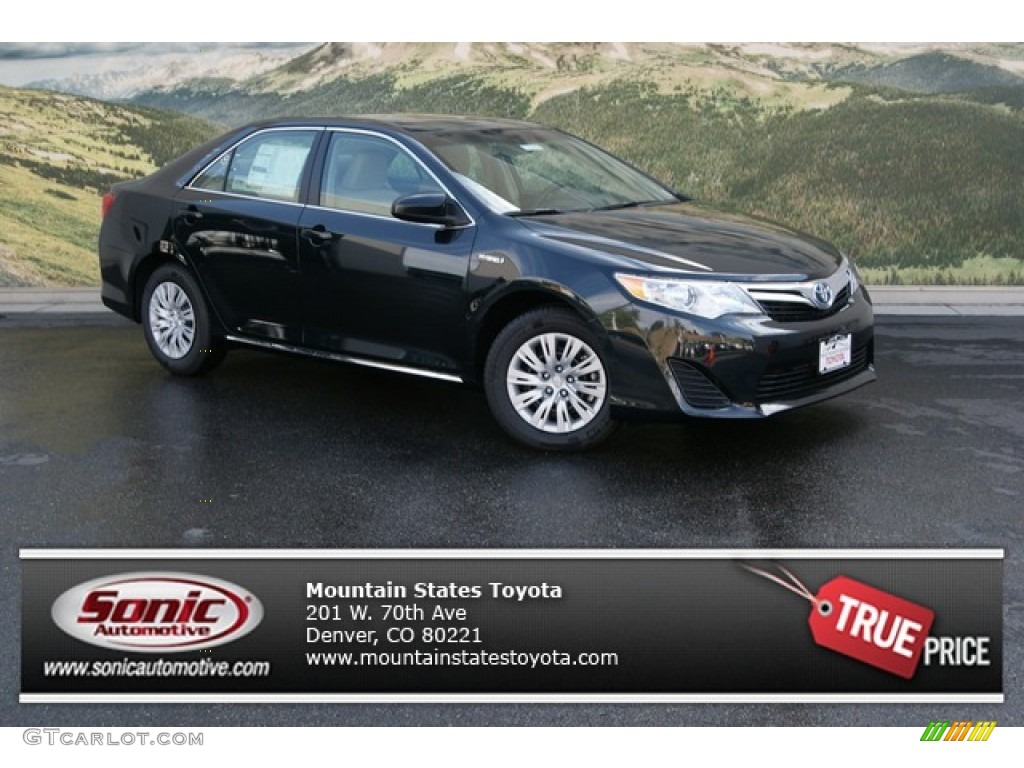 2012 Camry Hybrid LE - Cosmic Gray Mica / Ivory photo #1