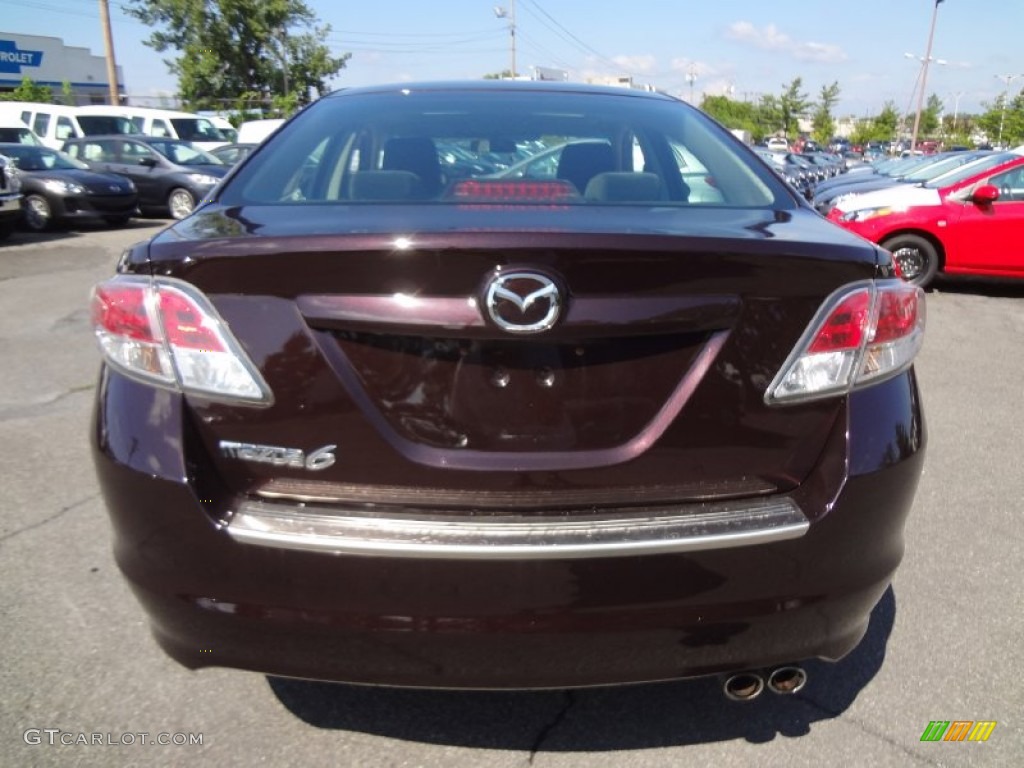 2010 MAZDA6 i Touring Sedan - Black Cherry Metallic / Black photo #7