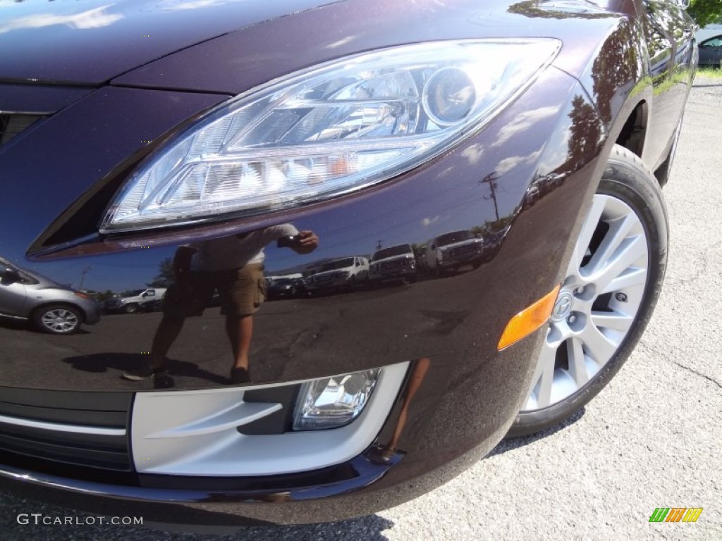 2010 MAZDA6 i Touring Sedan - Black Cherry Metallic / Black photo #8