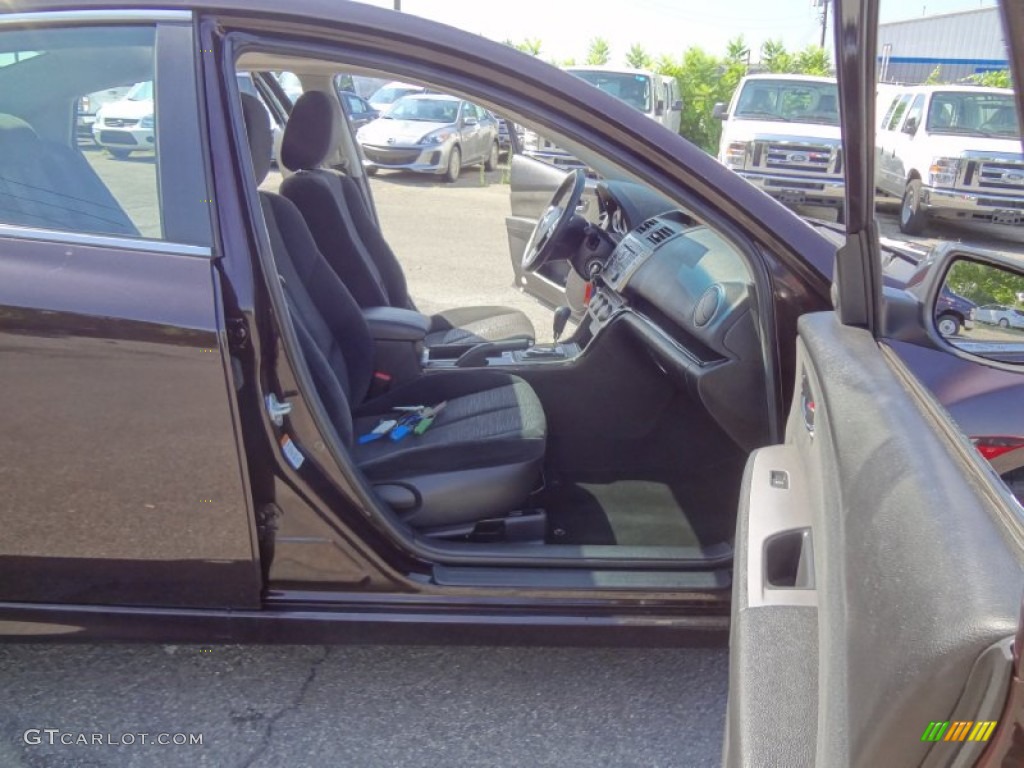 2010 MAZDA6 i Touring Sedan - Black Cherry Metallic / Black photo #17