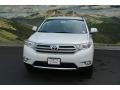 2012 Blizzard White Pearl Toyota Highlander V6 4WD  photo #3