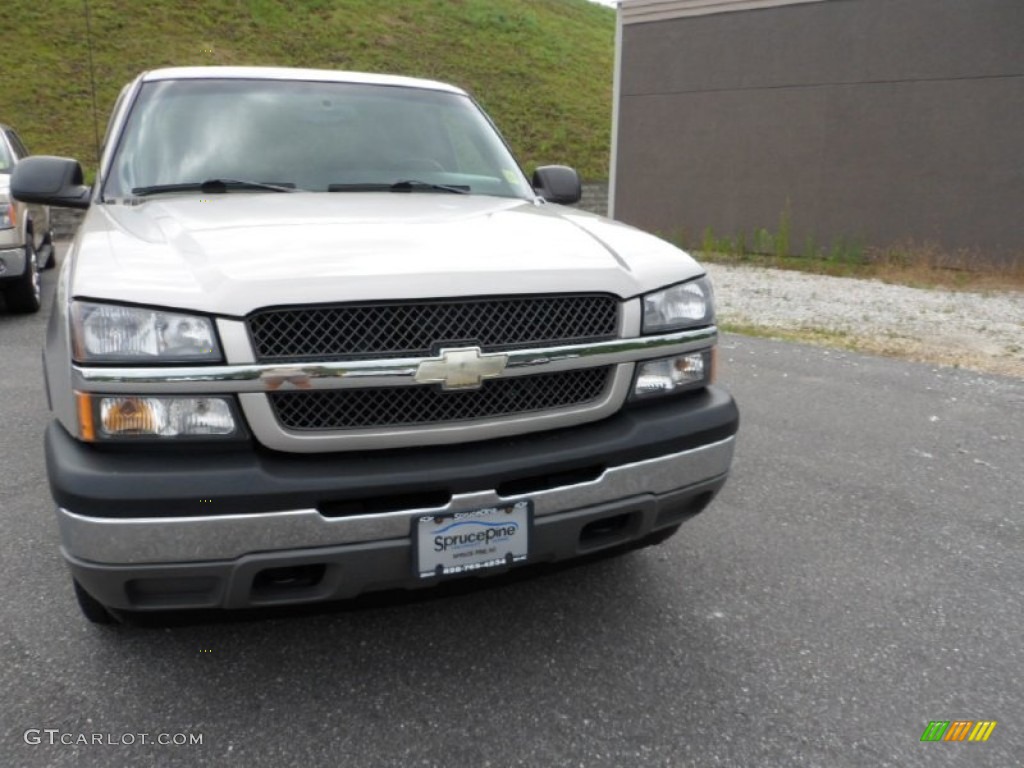 2005 Silverado 1500 LS Extended Cab 4x4 - Silver Birch Metallic / Dark Charcoal photo #9