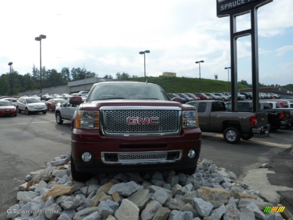 2013 Sierra 1500 Denali Crew Cab AWD - Sonoma Red Metallic / Cocoa/Light Cashmere photo #10