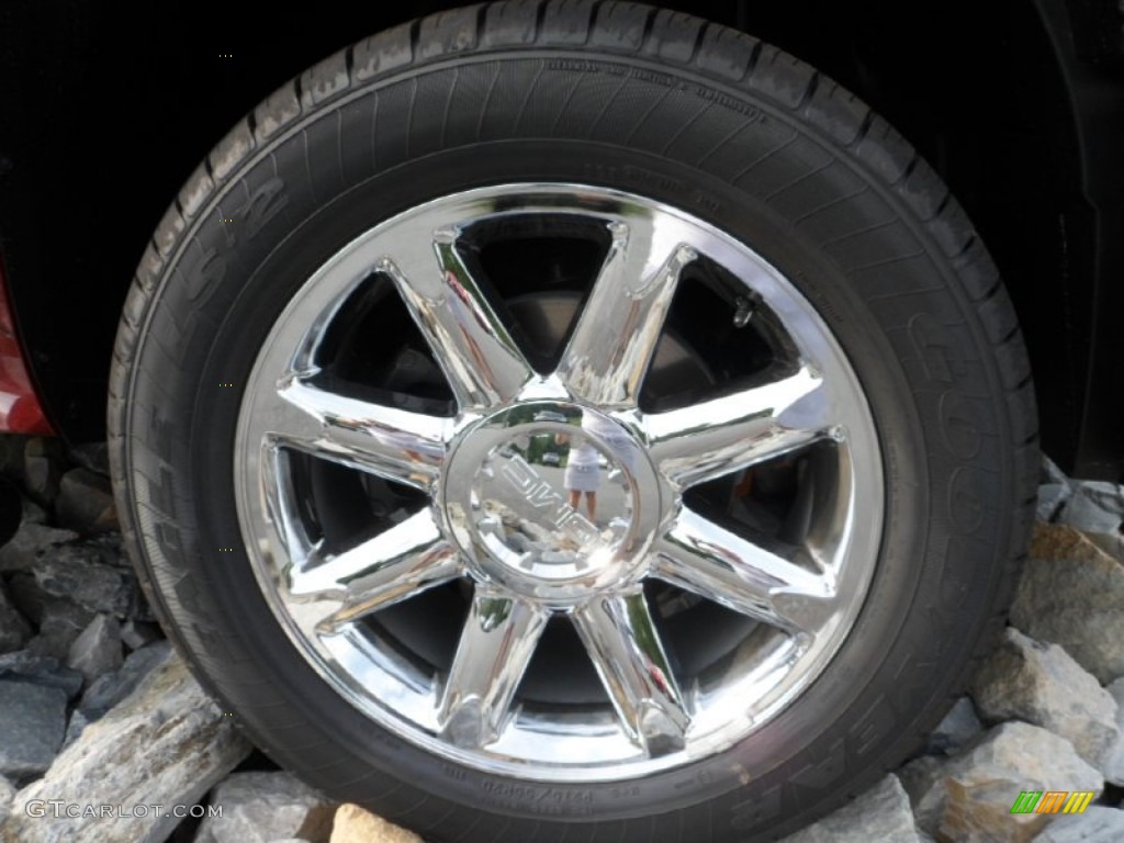 2013 Sierra 1500 Denali Crew Cab AWD - Sonoma Red Metallic / Cocoa/Light Cashmere photo #11