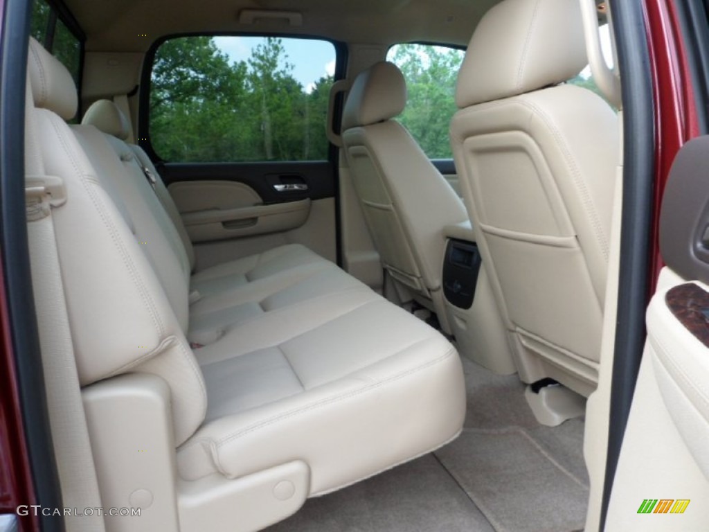 2013 Sierra 1500 Denali Crew Cab AWD - Sonoma Red Metallic / Cocoa/Light Cashmere photo #32