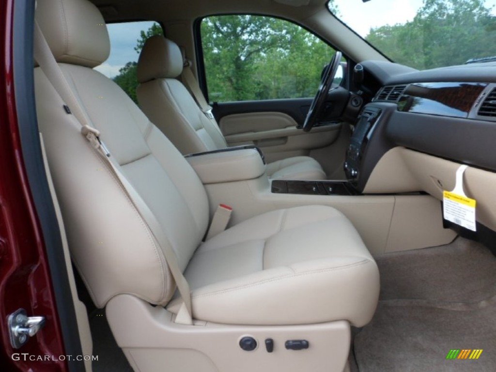 2013 Sierra 1500 Denali Crew Cab AWD - Sonoma Red Metallic / Cocoa/Light Cashmere photo #35