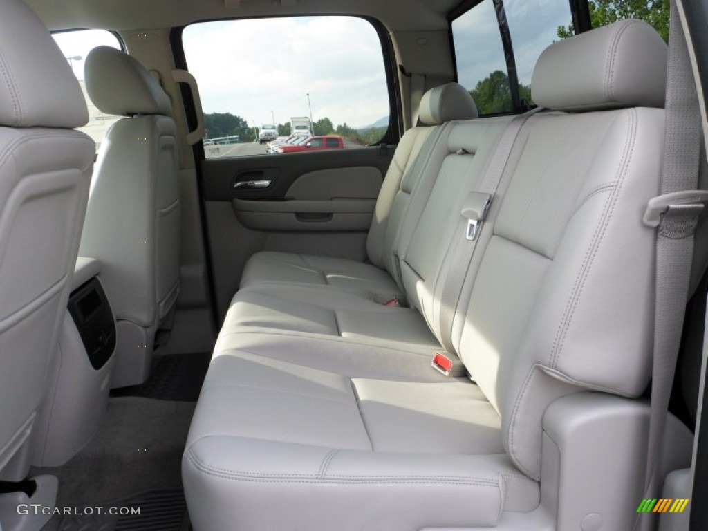 2013 GMC Sierra 2500HD SLT Crew Cab 4x4 Rear Seat Photo #70070334