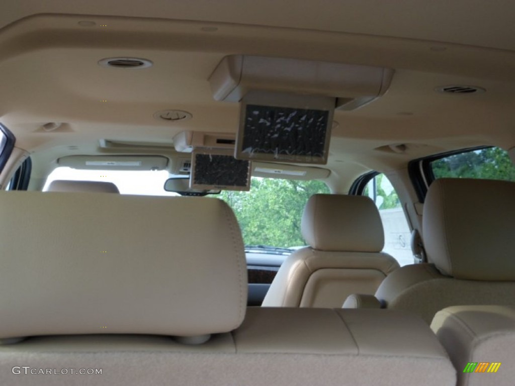 2013 Yukon XL Denali AWD - White Diamond Tricoat / Cocoa/Light Cashmere photo #33