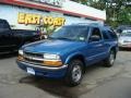 2001 Space Blue Metallic Chevrolet Blazer LS 4x4  photo #3