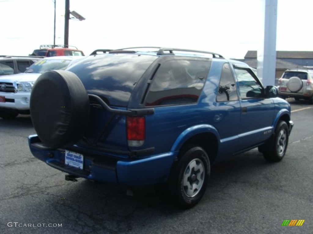 2001 Blazer LS 4x4 - Space Blue Metallic / Graphite photo #4