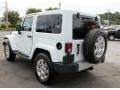 2012 Bright White Jeep Wrangler Sahara 4x4  photo #10