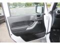2012 Bright White Jeep Wrangler Sahara 4x4  photo #14