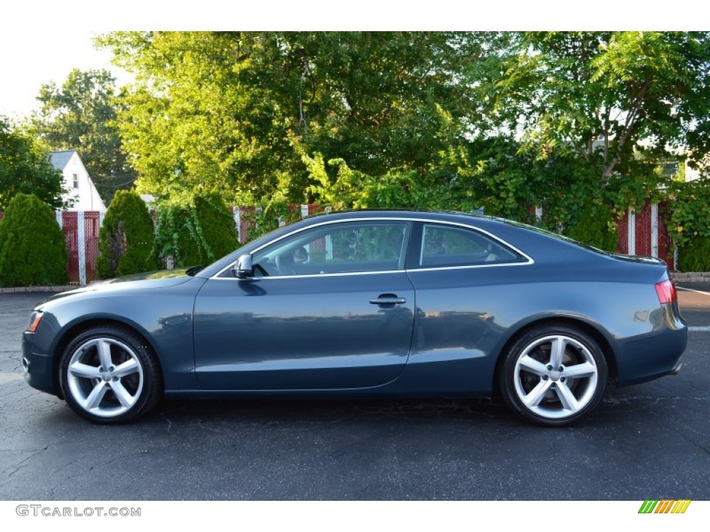 Meteor Grey Pearl 2009 Audi A5 3.2 quattro Coupe Exterior Photo #70072076