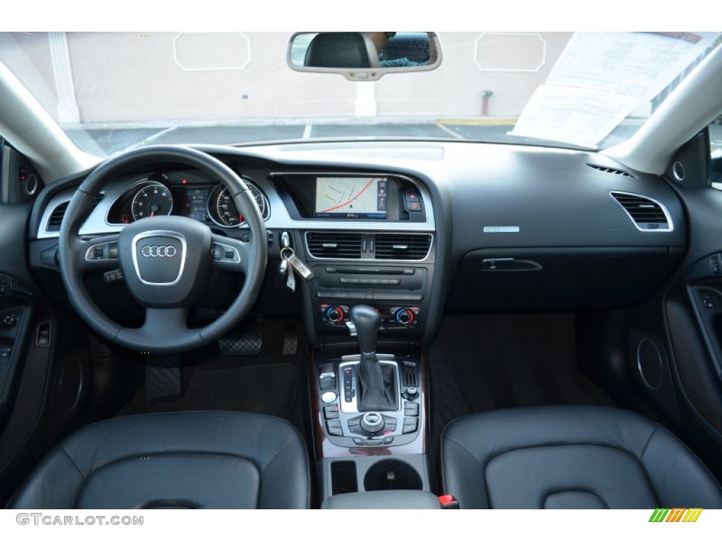 2009 Audi A5 3.2 quattro Coupe Black Dashboard Photo #70072137