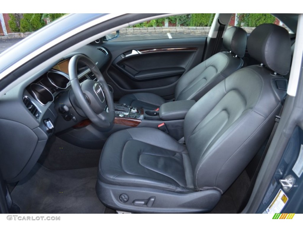 Black Interior 2009 Audi A5 3.2 quattro Coupe Photo #70072149