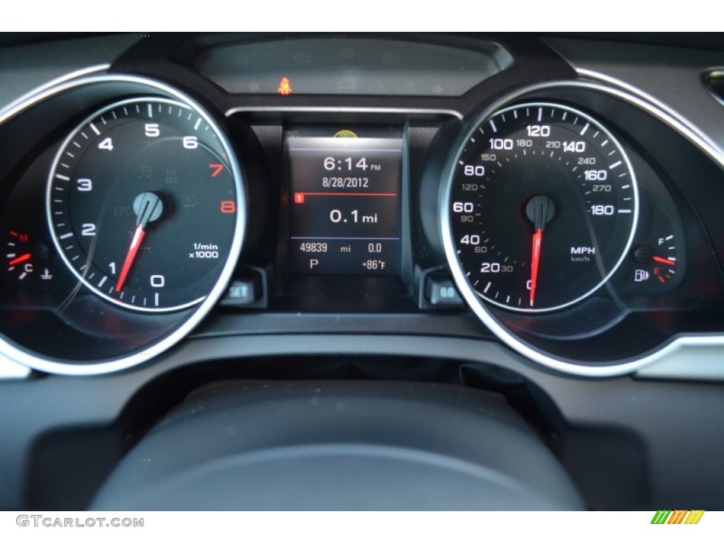 2009 Audi A5 3.2 quattro Coupe Gauges Photo #70072230
