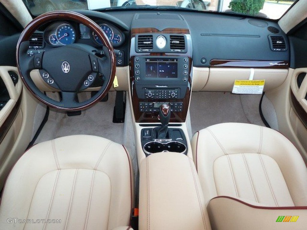2013 Maserati Quattroporte S Sabbia Dashboard Photo #70072535