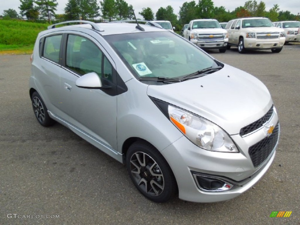 Silver Ice 2013 Chevrolet Spark LT Exterior Photo #70072605