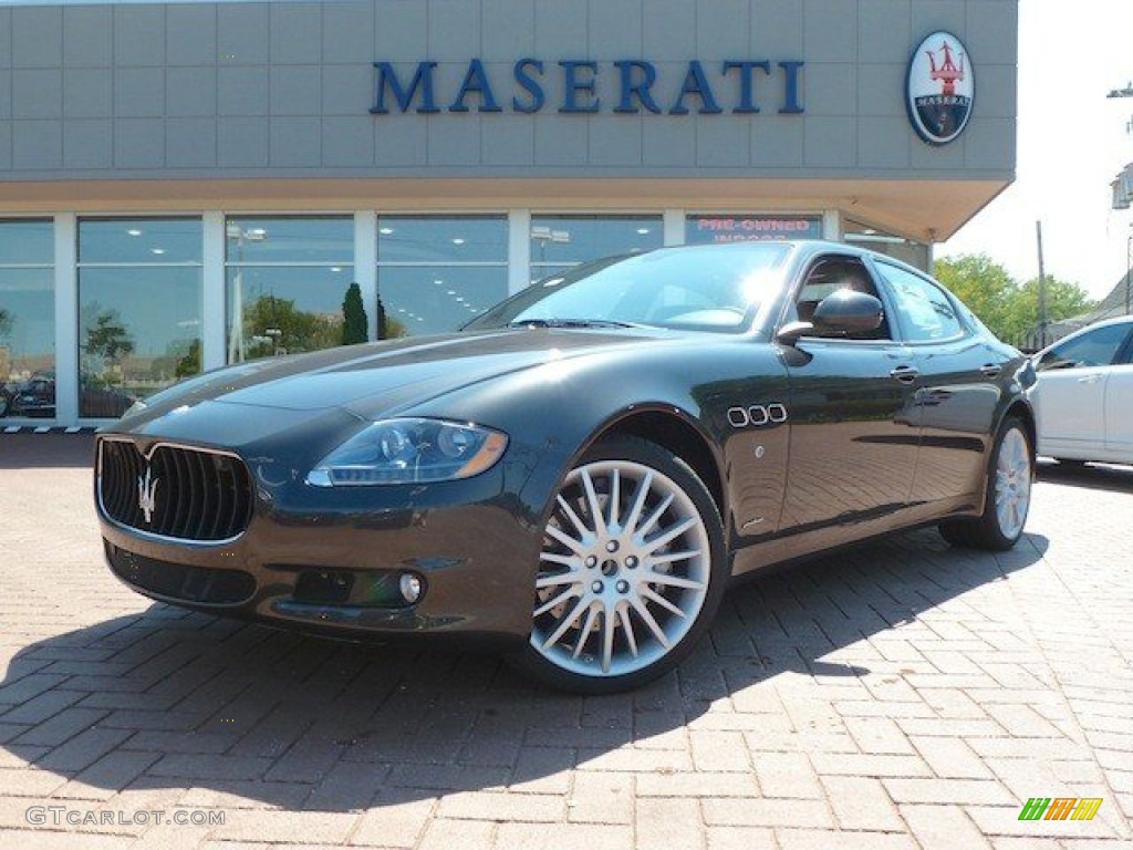 2013 Quattroporte S - Grigio Granito (Dark Grey) / Nero photo #1