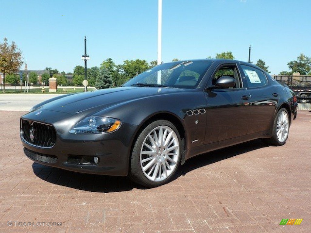 2013 Quattroporte S - Grigio Granito (Dark Grey) / Nero photo #2