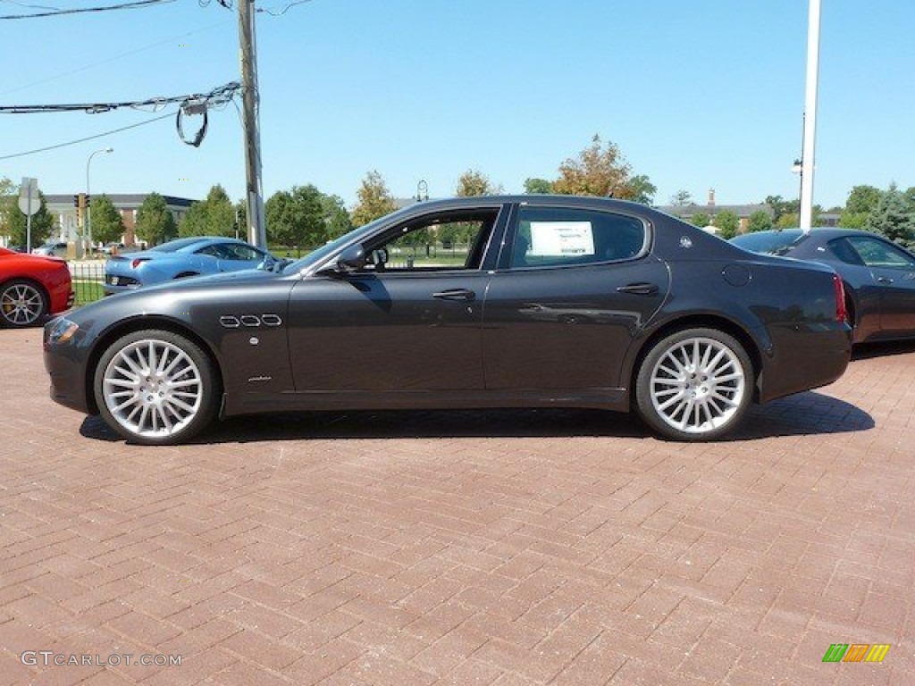 2013 Quattroporte S - Grigio Granito (Dark Grey) / Nero photo #3