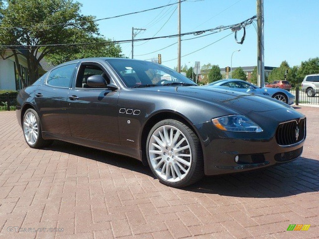 2013 Quattroporte S - Grigio Granito (Dark Grey) / Nero photo #8