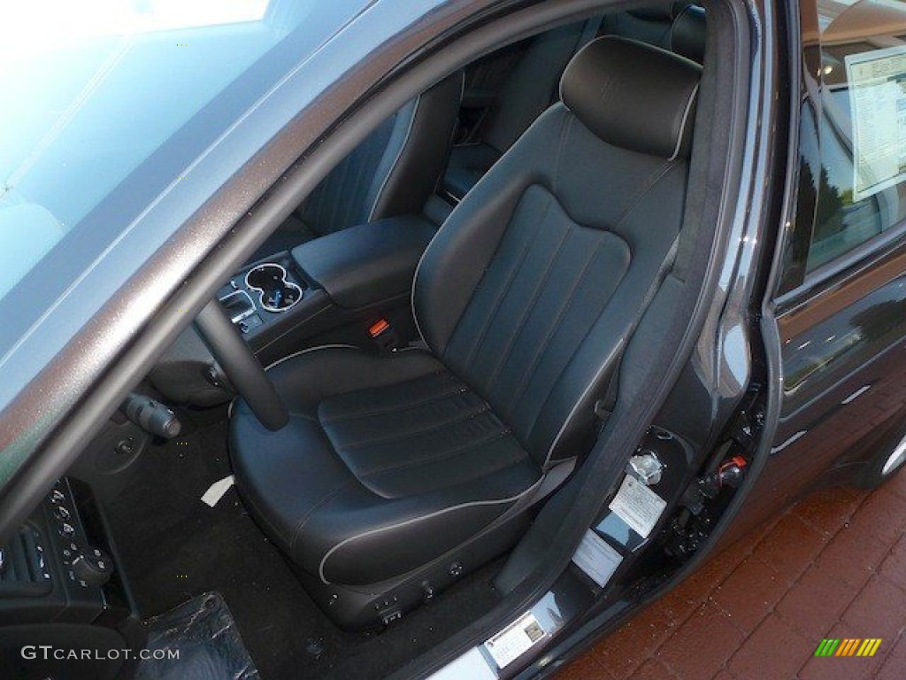 2013 Quattroporte S - Grigio Granito (Dark Grey) / Nero photo #14