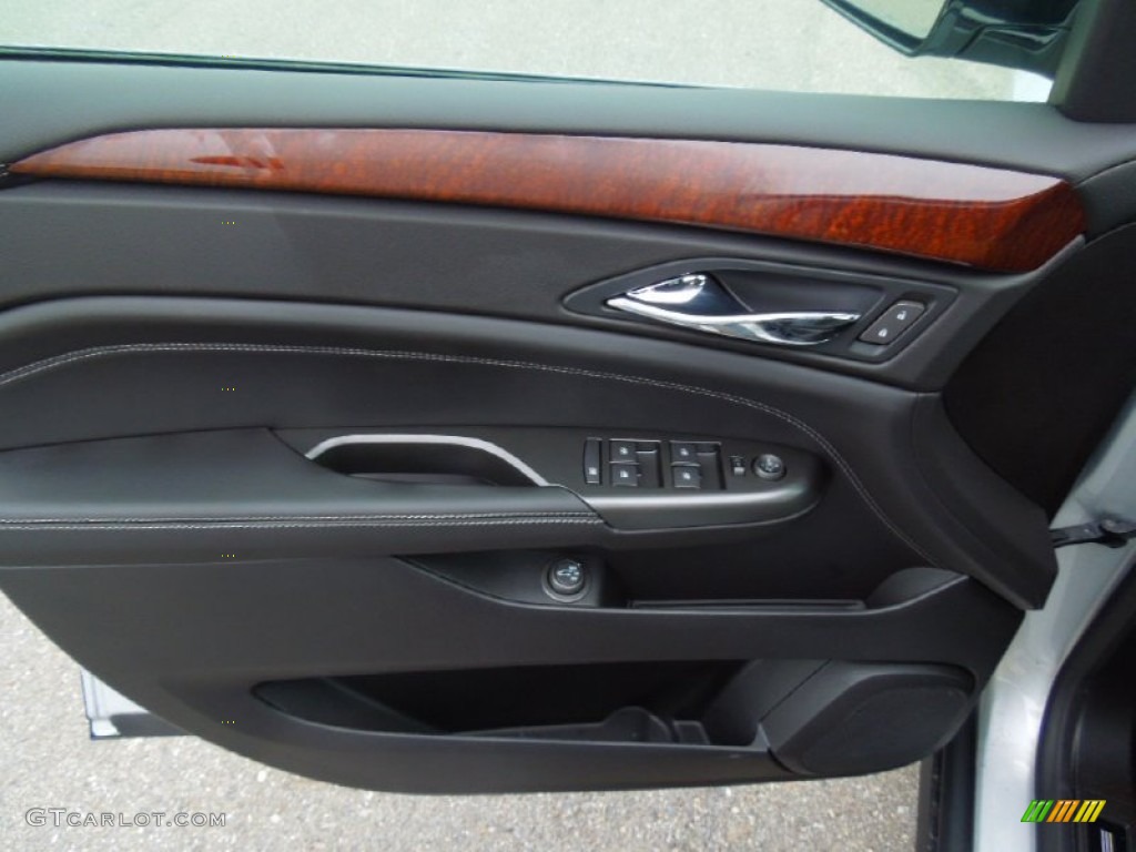 2012 Cadillac SRX Performance Ebony/Ebony Door Panel Photo #70073558