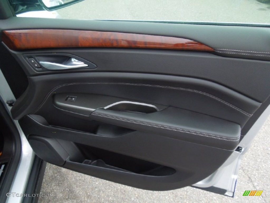 2012 Cadillac SRX Performance Ebony/Ebony Door Panel Photo #70073684