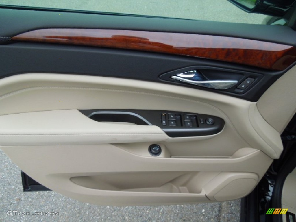 2012 Cadillac SRX Performance Shale/Ebony Door Panel Photo #70074206