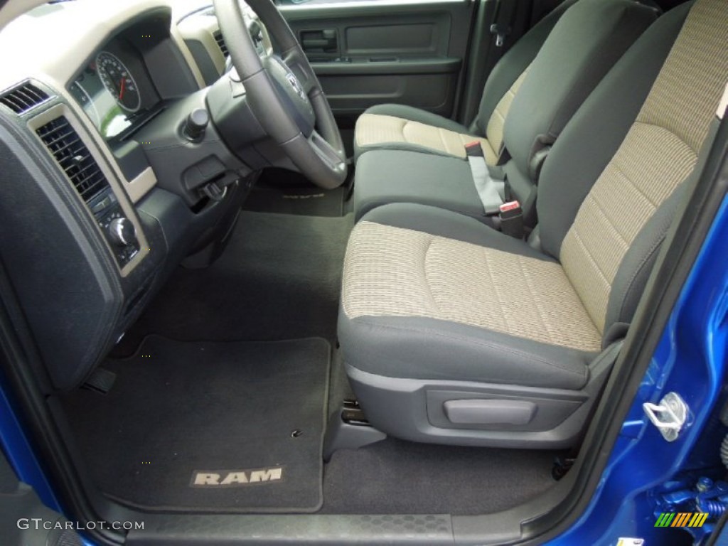 2011 Ram 1500 ST Quad Cab - Deep Water Blue Pearl / Dark Slate Gray/Medium Graystone photo #8