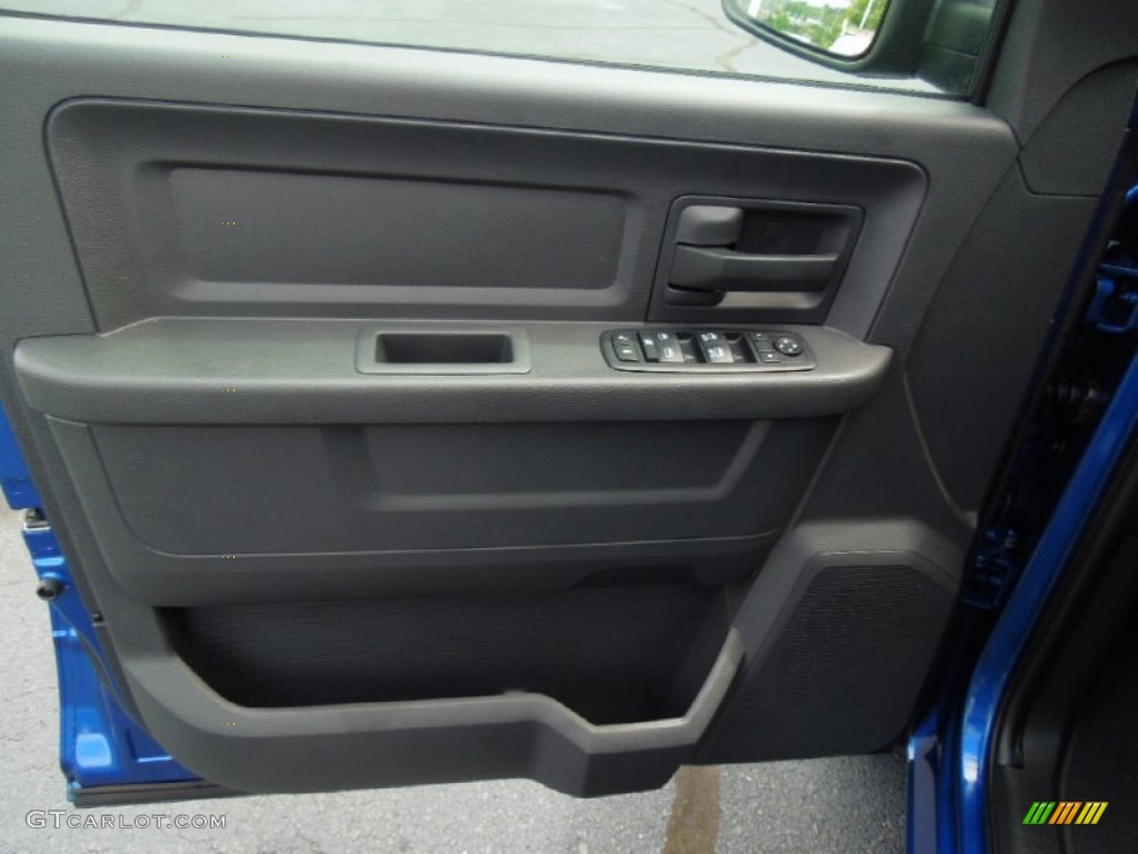 2011 Ram 1500 ST Quad Cab - Deep Water Blue Pearl / Dark Slate Gray/Medium Graystone photo #10