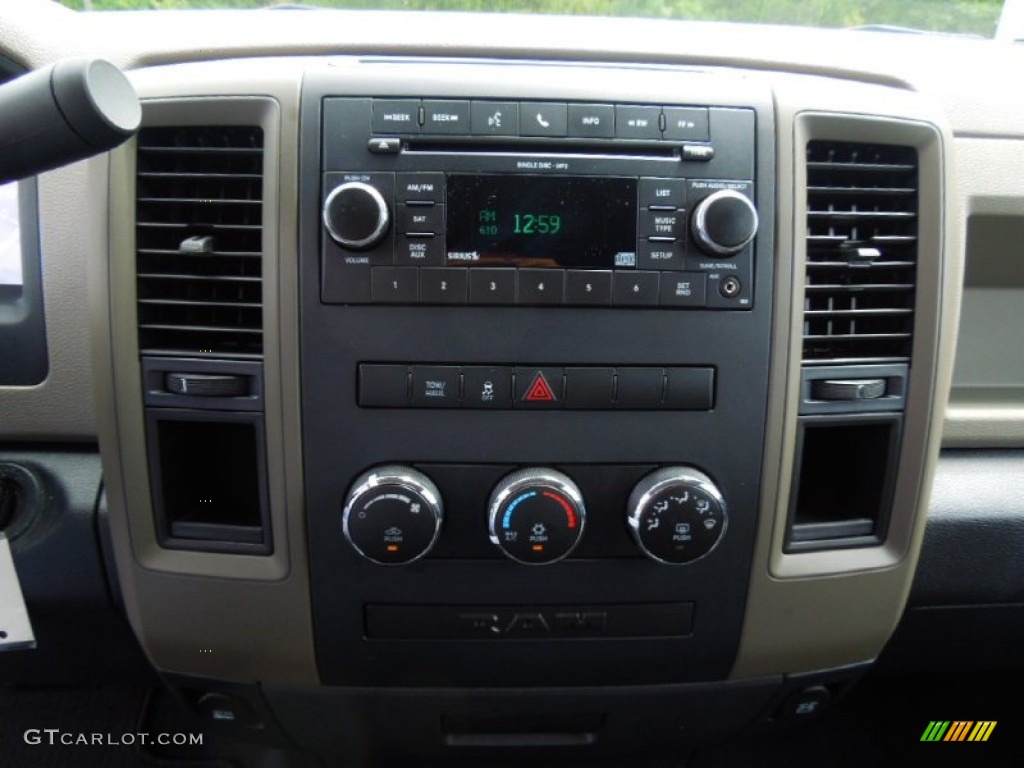 2011 Ram 1500 ST Quad Cab - Deep Water Blue Pearl / Dark Slate Gray/Medium Graystone photo #12