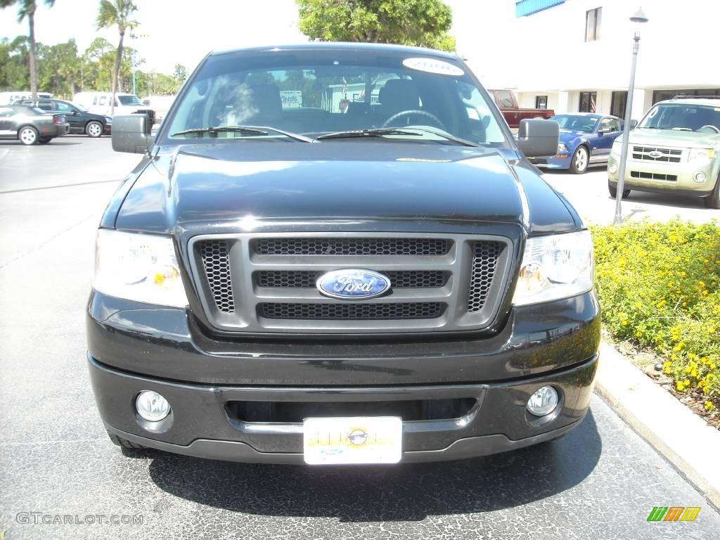 2006 F150 STX SuperCab - Black / Medium Flint photo #8